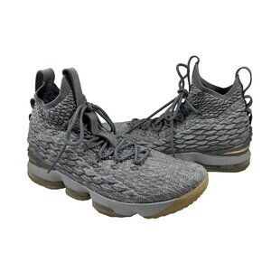 lebron 15 wolf grey metallic gold